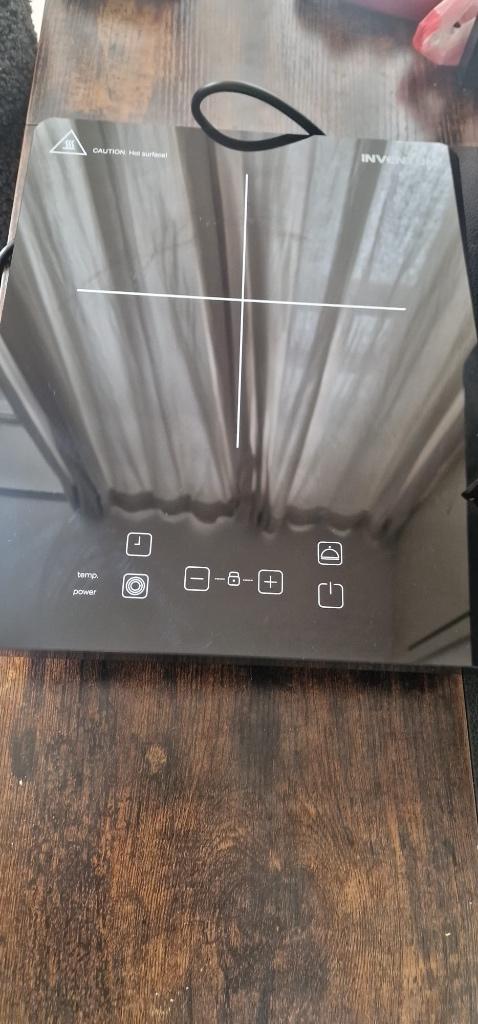 Induction hob - 1 cooking zone - Black, Ophalen, 3 kookzones of minder, Zo goed als nieuw, Inductie