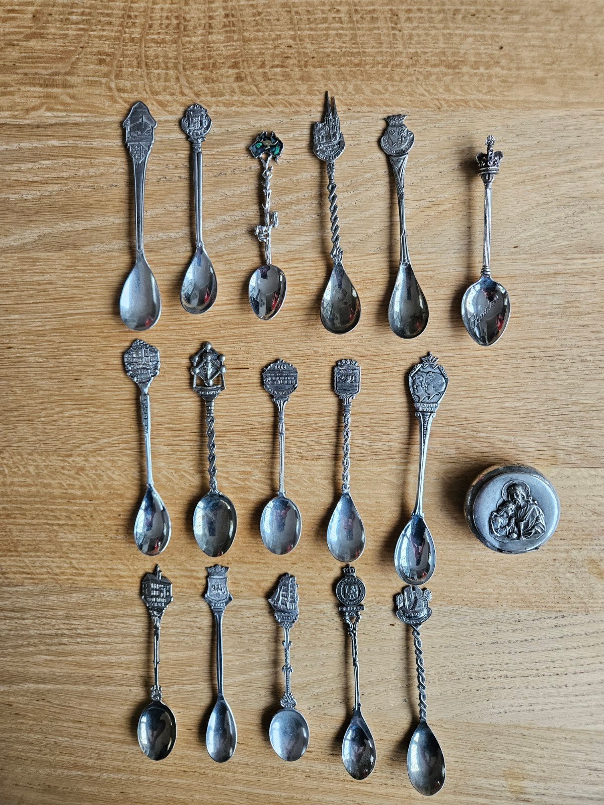verzilverde lepeltjes., Sieraden, Tassen en Uiterlijk, Piercings, Ophalen of Verzenden, Gebruikt, Zilver