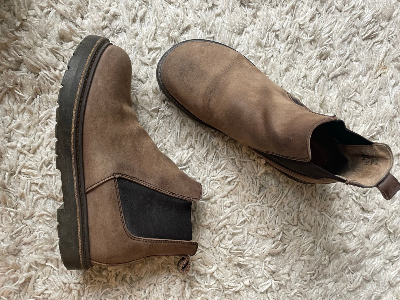 Birkenstock Stalon Chelsea Boots - Maat 38, Kleding | Dames, Verzenden, Gedragen, Bruin, Lage of Enkellaarzen