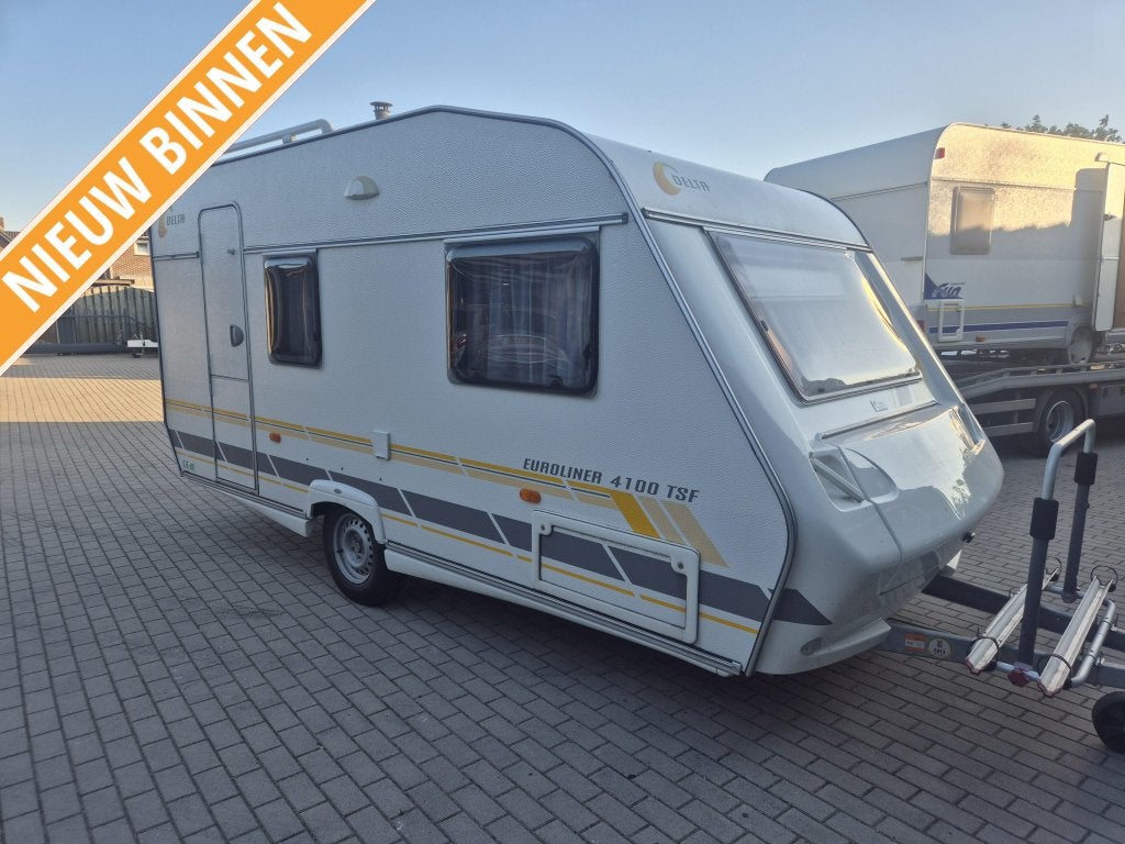 Delta Euroliner 4100 TSF Voortent Luifel Uitbouw, Bedrijf, Treinzit, 750 - 1000 kg, 4 tot 5 meter