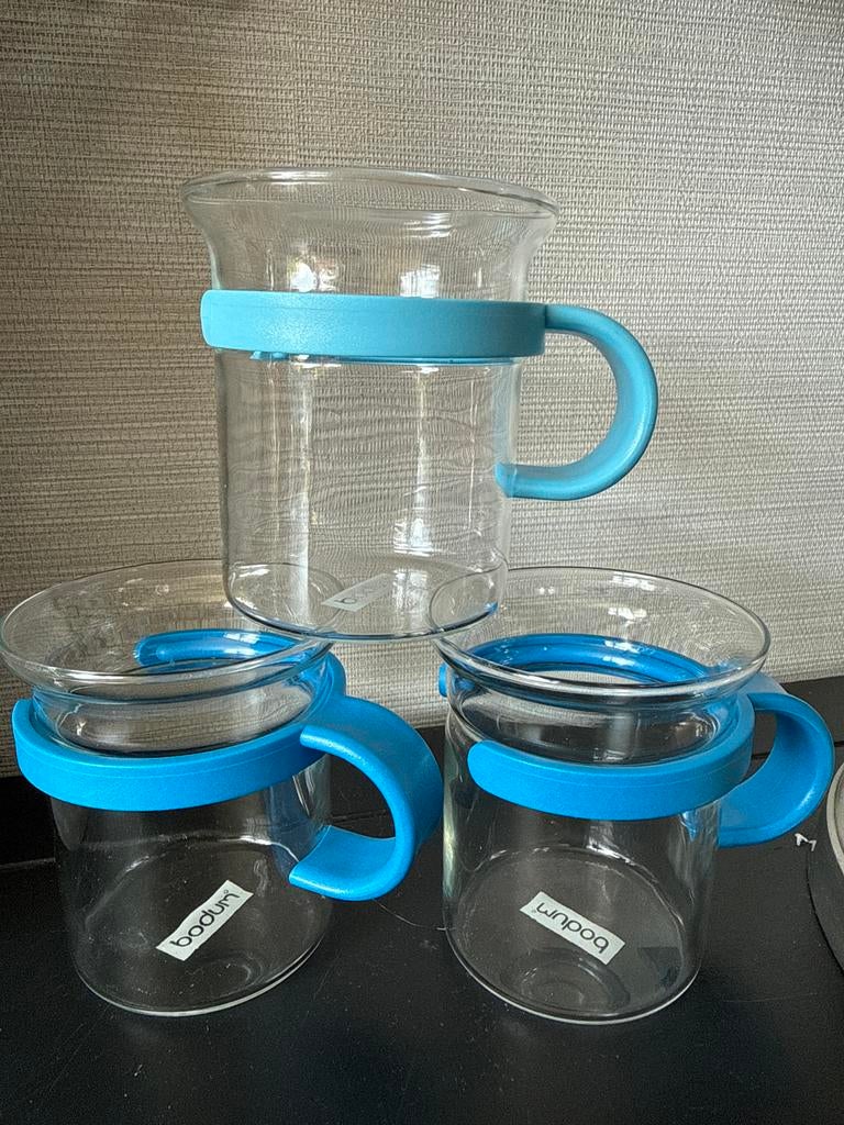 Bodum theeglazen - Zo goed als nieuw, Bodum, Ophalen of Verzenden, Zo goed als nieuw, Meerkleurig