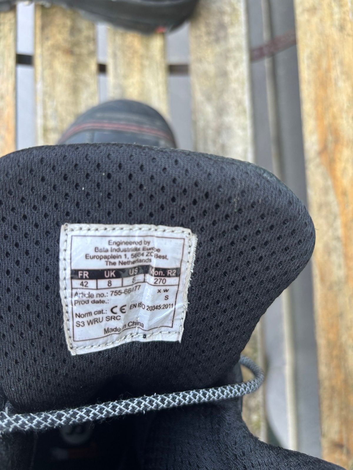 Mammoet Workwear S3 Veiligheidslaarzen Maat 42, Doe-het-zelf en Verbouw, Veiligheidskleding, Zo goed als nieuw, Ophalen