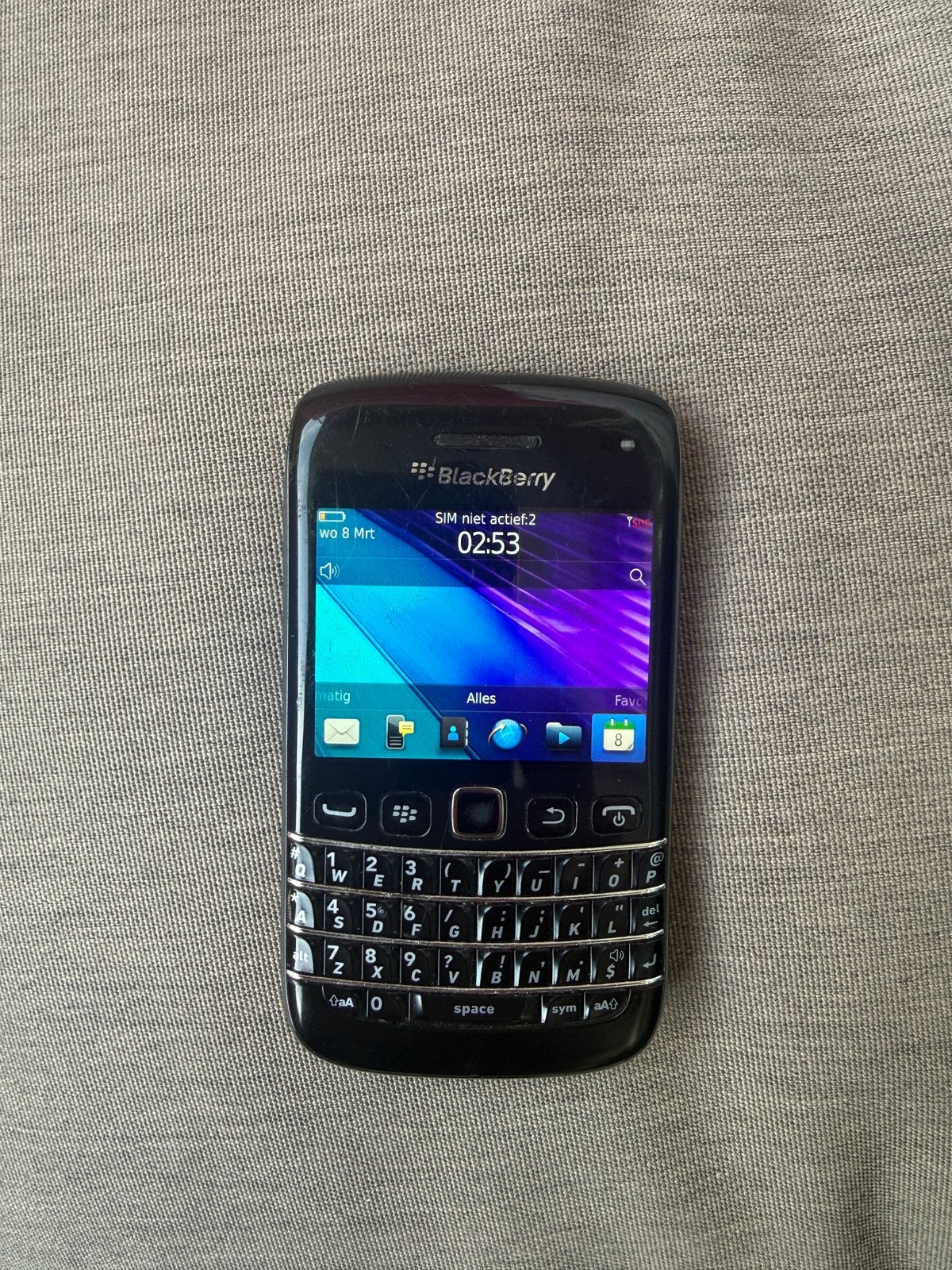 Blackberry Bold 9700 Met Touchscreen Te Koop!, Telecommunicatie, Gebruikt, Zwart, Touchscreen, 3 tot 6 megapixel