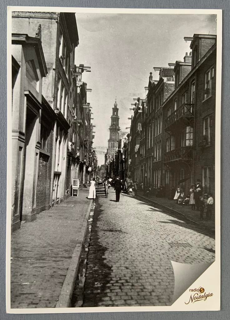 Westertoren Amsterdam jaren '20 reproductie, Ophalen of Verzenden, Ongelopen, Noord-Holland