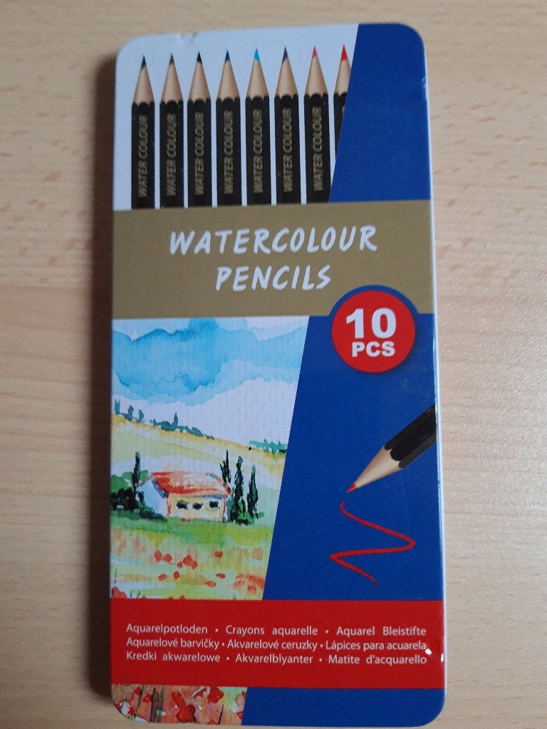 Aquarel potloden 10 stuks, Ophalen of Verzenden, Gebruikt, Potlood of Stift