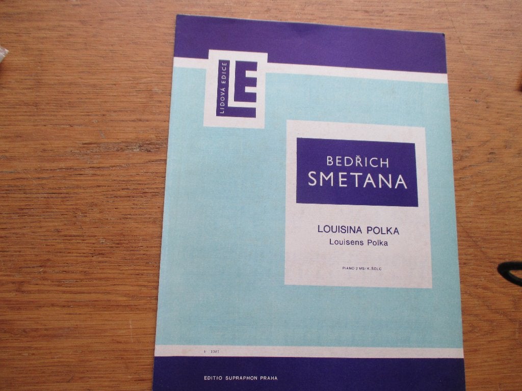Bedřich Smetana - Louisina Polka - piano, Gebruikt, Klassiek, Ophalen of Verzenden, Artiest of Componist