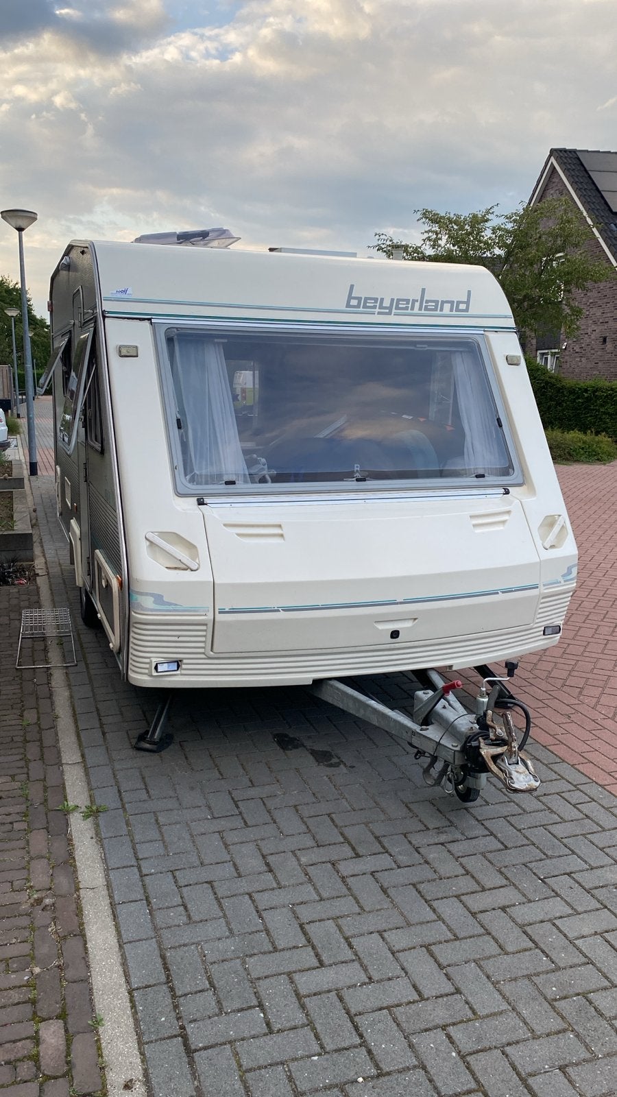 Beyerland Quartz 430-D met voortent, zijtent en luifel, Particulier, Fietsenrek, Beyerland