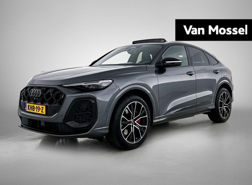 Audi Q5 Sportback 2.0 TFSI e-hybrid quattro S edition Compet, Auto's, Audi, 12 maanden, Stof, 4 cilinders, 150 min