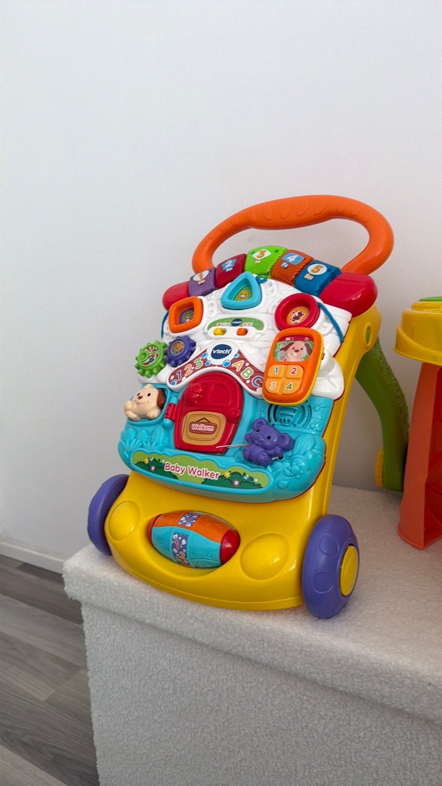 VTech Baby Walker - Interactieve Loopwagen, Kinderen en Baby's, Speelgoed | Vtech, Zo goed als nieuw, 6 maanden tot 2 jaar, Ophalen of Verzenden