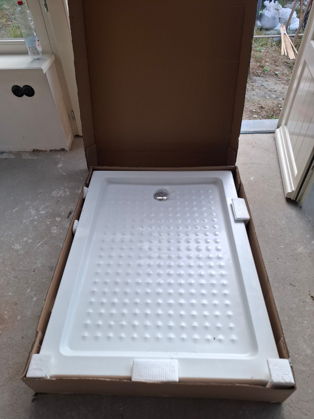 Douchebak Nieuw!! L 120 x B 90 x H 13.5cm, Ophalen, Overige typen, Nieuw, 50 tot 100 cm