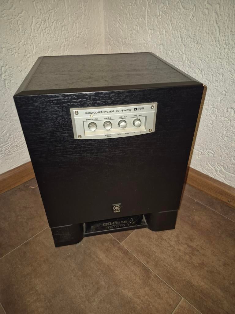 Yamaha YST-SW215 Subwoofer - Krachtige Bass, Overige merken, Gebruikt, Subwoofer, Ophalen of Verzenden