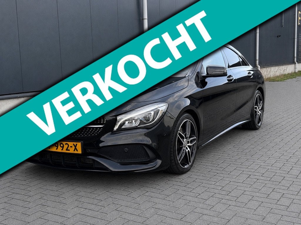 Mercedes-Benz CLA-klasse 220 d AMG Ambition Xenon Export, Gebruikt, Euro 6, 4 cilinders, Zwart