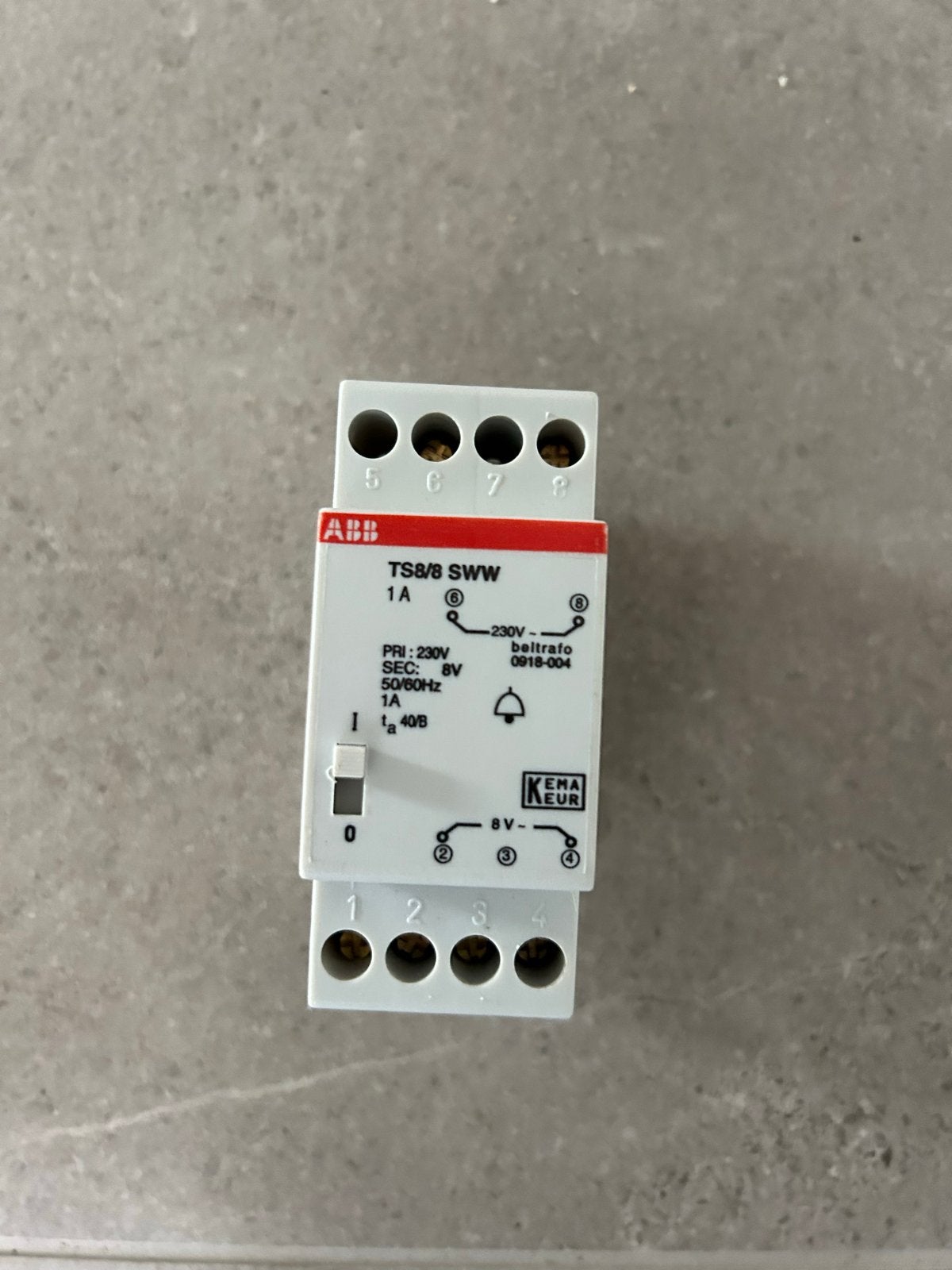 ABB TS8/8 SWW Beltransformator - Nieuwstaat, Ophalen of Verzenden, Zo goed als nieuw, ABB, Overige typen