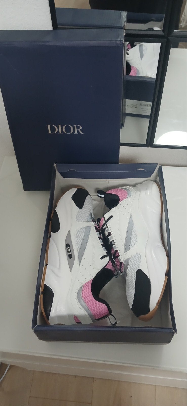 B22 Wit Roze -Maat 44, Wit, Nieuw, Ophalen of Verzenden, Sneakers of Gympen