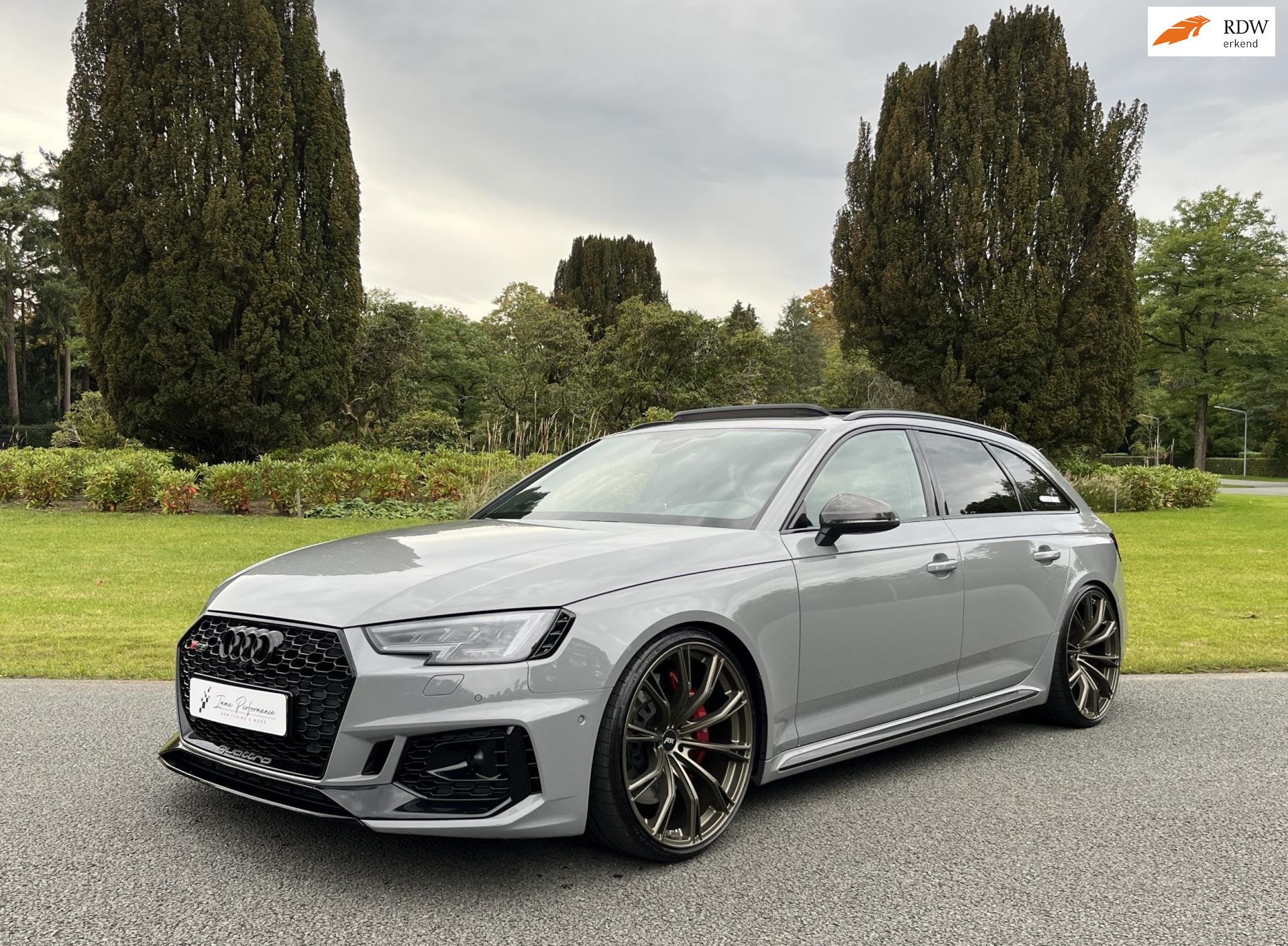 Audi A4 Avant 2.9 TFSI RS 4 quattro ABT | Pano | B&O | Remus, Automaat, Dealer onderhouden, Gebruikt, Euro 6