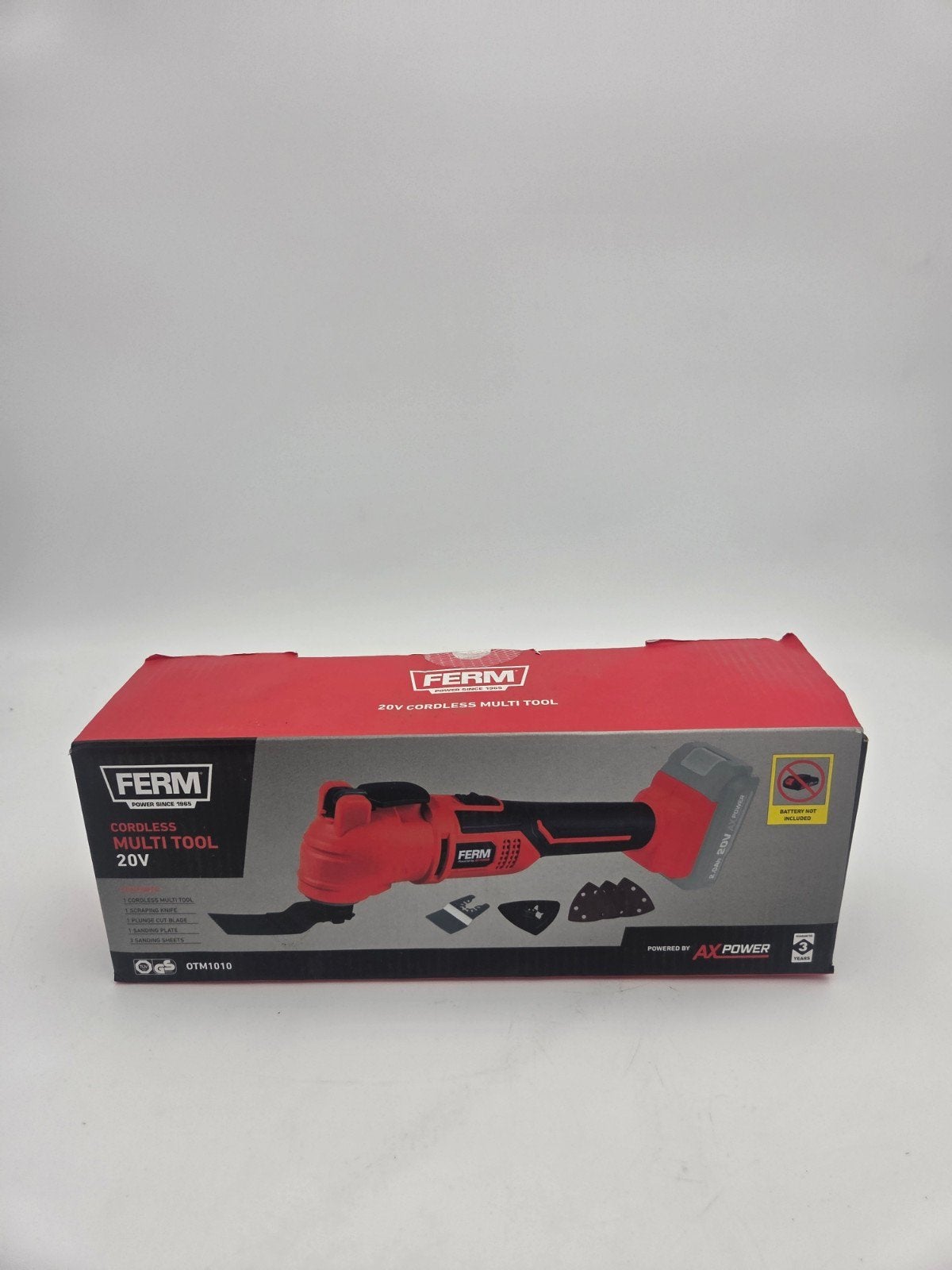 Ferm 20V Accu Multitool OTM1010 - Nieuw in doos, ., Nieuw, Ophalen of Verzenden, Ferm