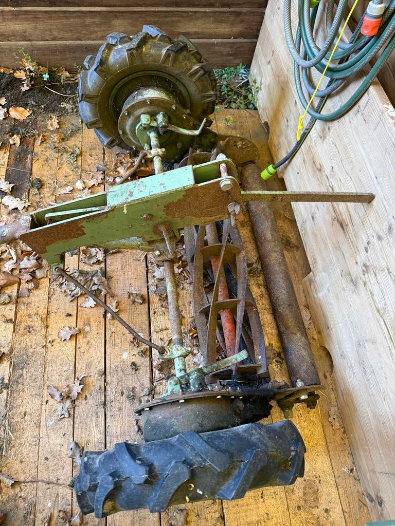 Oude Getrokken Kooimaaier - Ideaal voor Restauratie, Tuin en Terras, Grasmaaiers, Ophalen, Gebruikt, Handgrasmaaier, 50 cm of meer