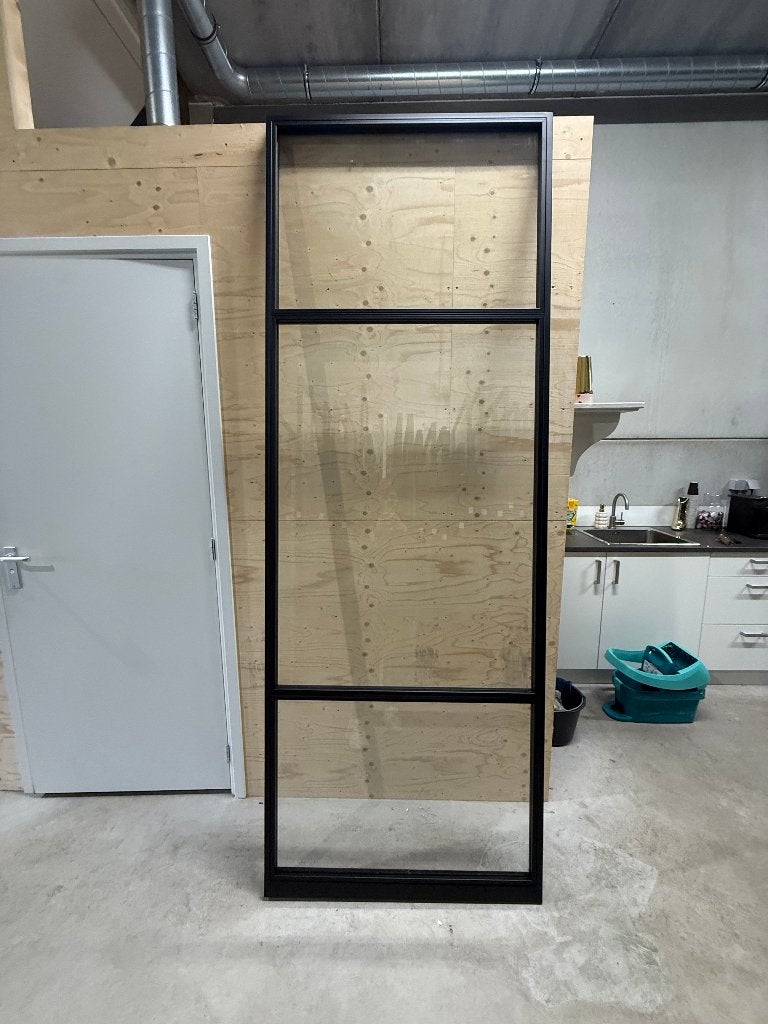Enkele stalen taatsdeur 102 2580x930mm - 5 stuks beschikbaar, Ophalen, Binnendeur, Glas, 120 cm of meer