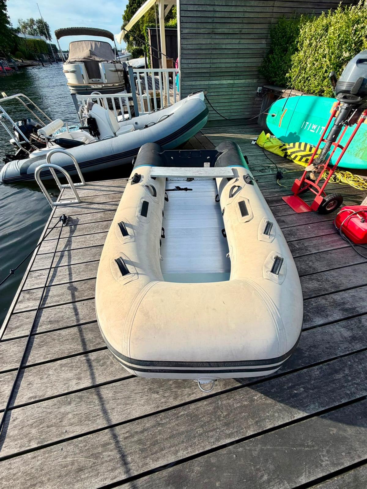 zodiac 310 rubberboot + 6pk yamaha 4 takt, Watersport en Boten, Ophalen, Gebruikt, Viertaktmotor, Rubber
