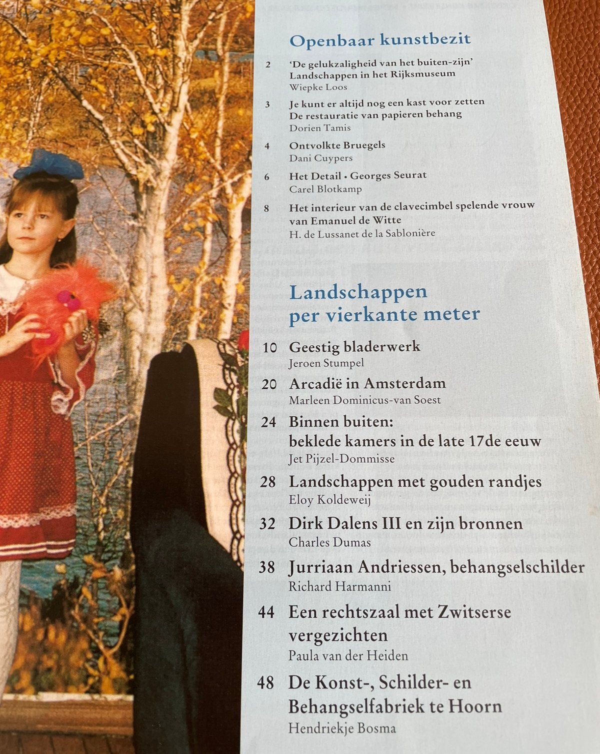 Kunstschrift 1997 nr 6 Landschappen per vierkante meter, Ophalen of Verzenden