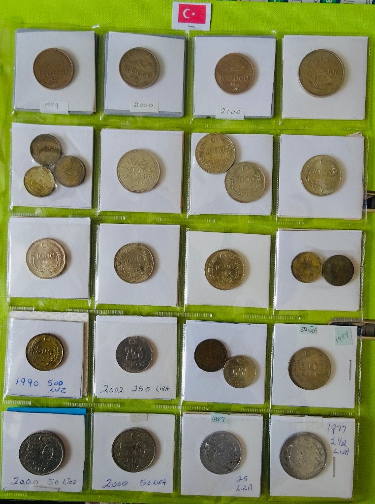 Munten Turkey, Verzenden, Midden-Oosten