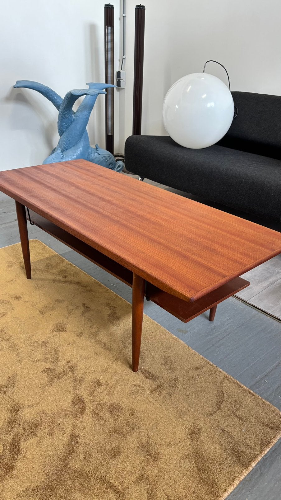 SALE Vintage Teak Salontafel Deens Design, Ophalen, ., ., Rechthoekig