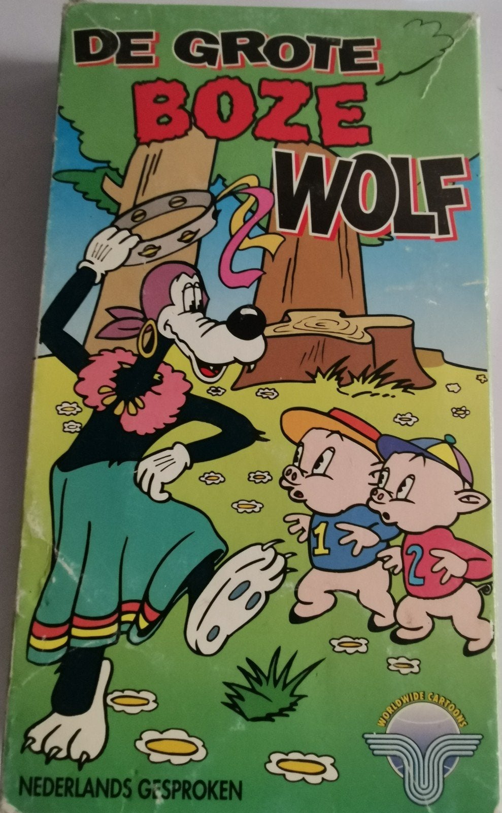 De Grote Boze wolf VHS, Alle leeftijden, Ophalen of Verzenden, Gebruikt