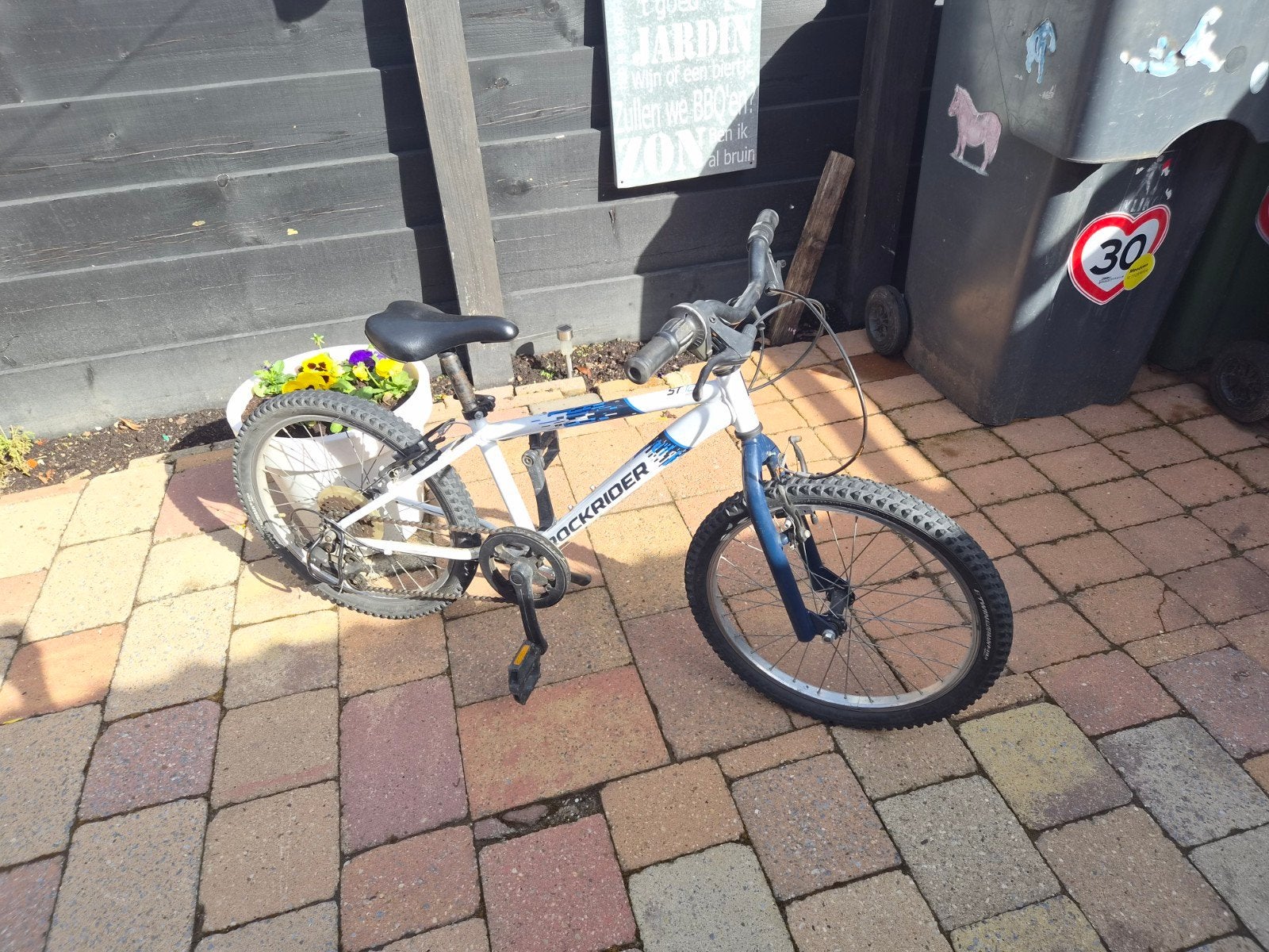 Leuke Rockrider 20 inch kinderfiets met versnellingen, Fietsen en Brommers, Ophalen of Verzenden, Gebruikt, Rockrider