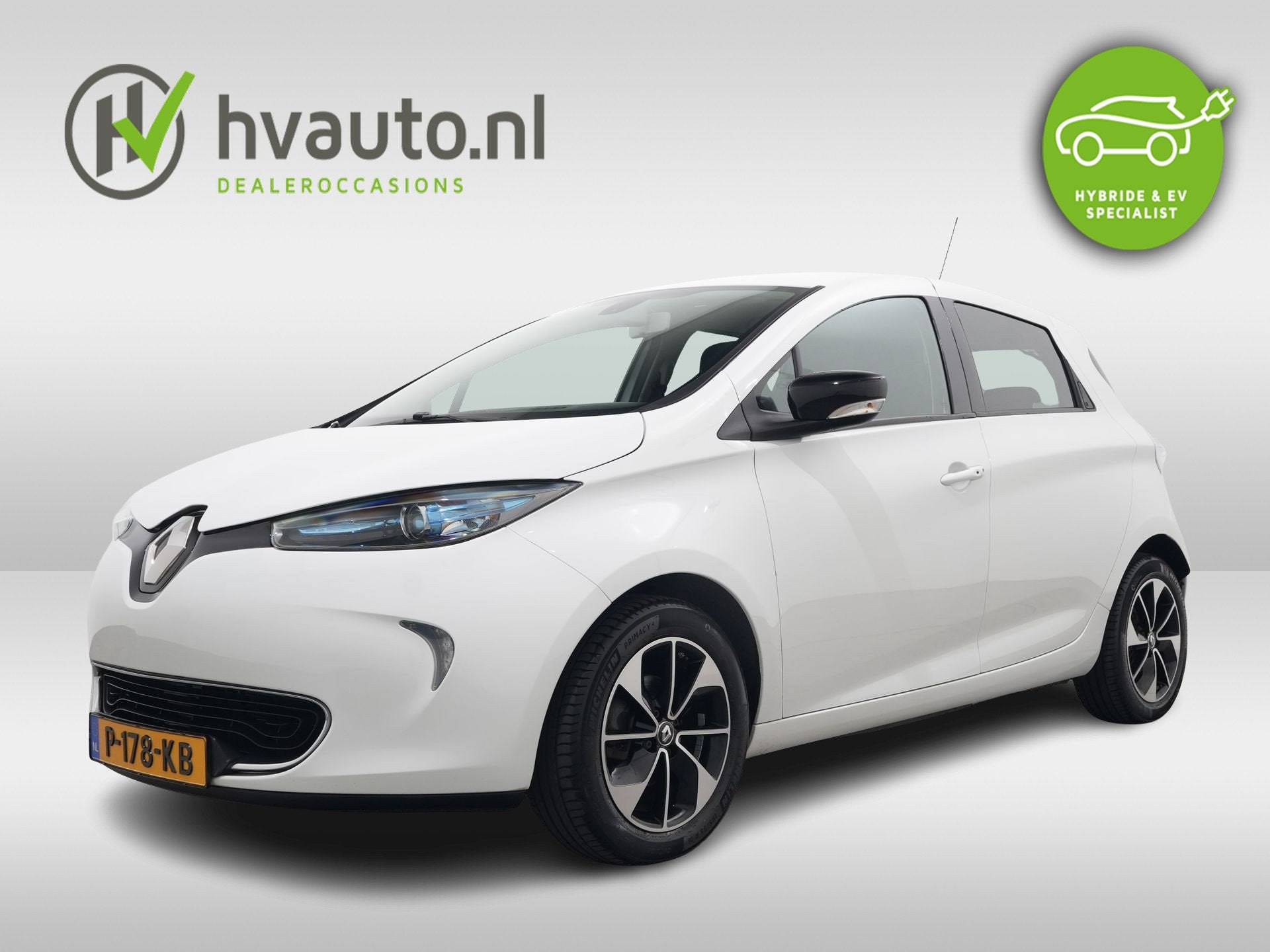 Renault ZOE R90 INTENS 41 KWH KOOPACCU | Navi | Clima | Came, Auto's, Renault, Dealer onderhouden, Stof, Gebruikt, Zwart