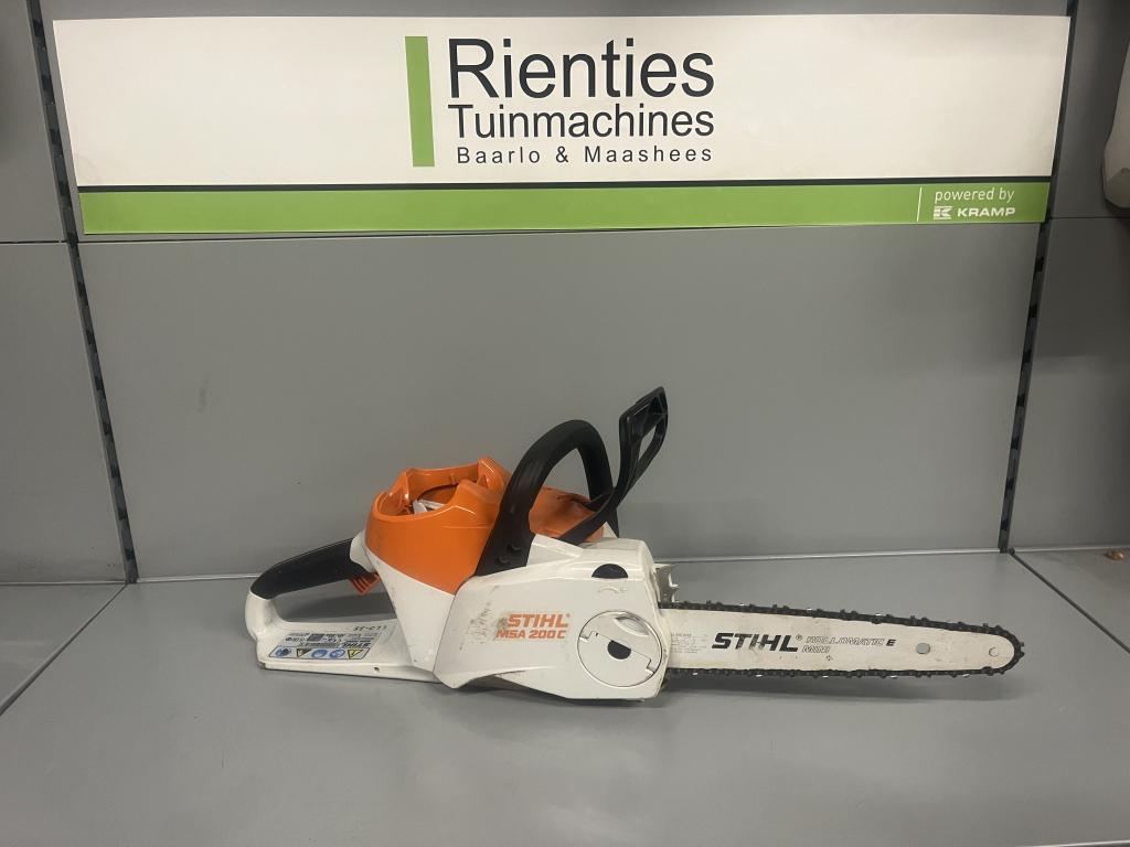 Stihl MSA 200c accu kettingzaag (35cm) | gebruikt, Niet ingevuld, Gebruikt, Ophalen of Verzenden, Niet ingevuld