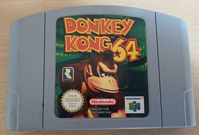 Donkey Kong voor Nintendo 64, Avontuur en Actie, Gebruikt, 1 speler, Eén computer