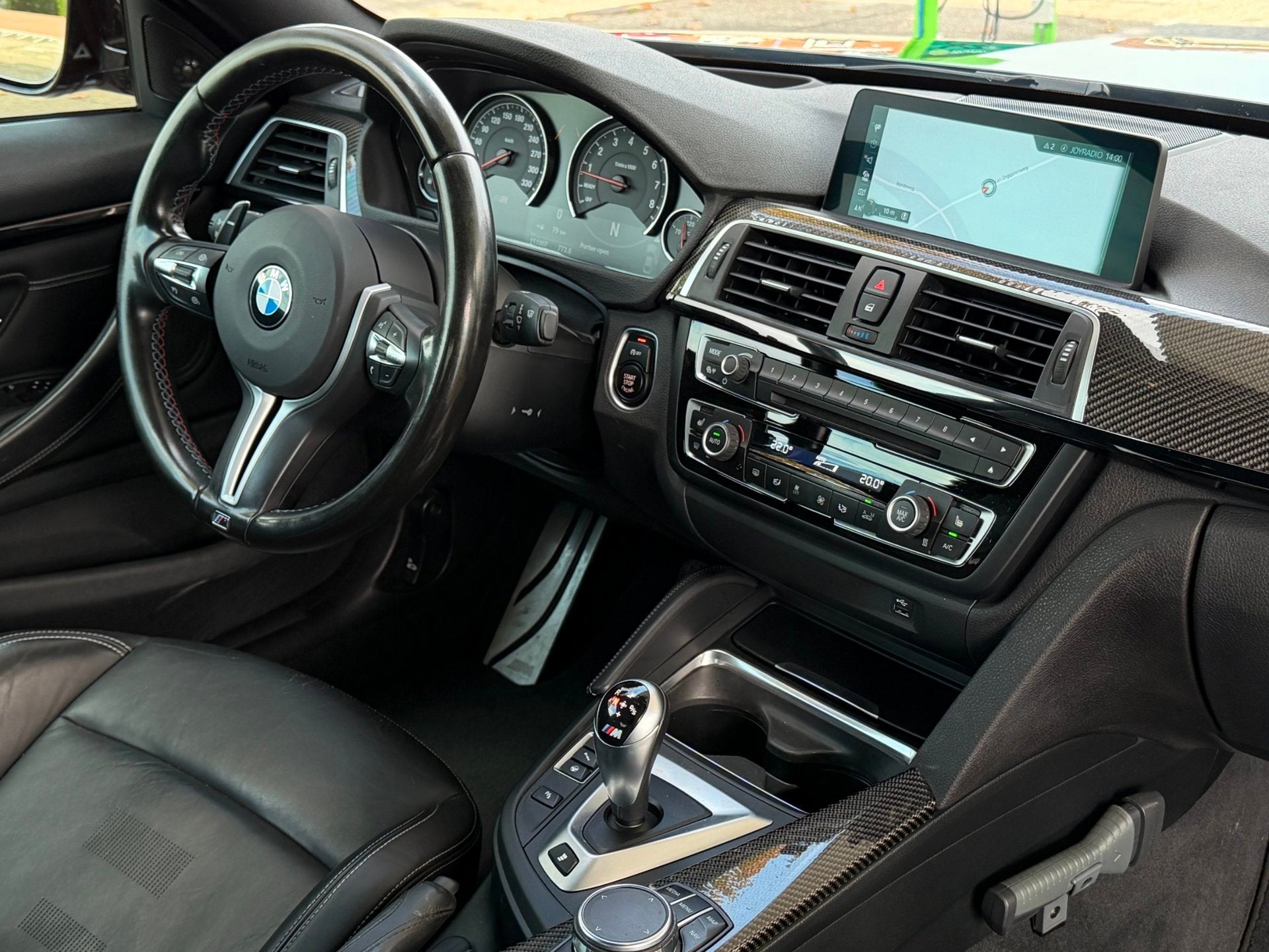 BMW M4 - Coupé Competition 450PK |Full Carbon |Harman/Kardo, Auto's, Automaat, Achterwielaandrijving, Gebruikt, Leder