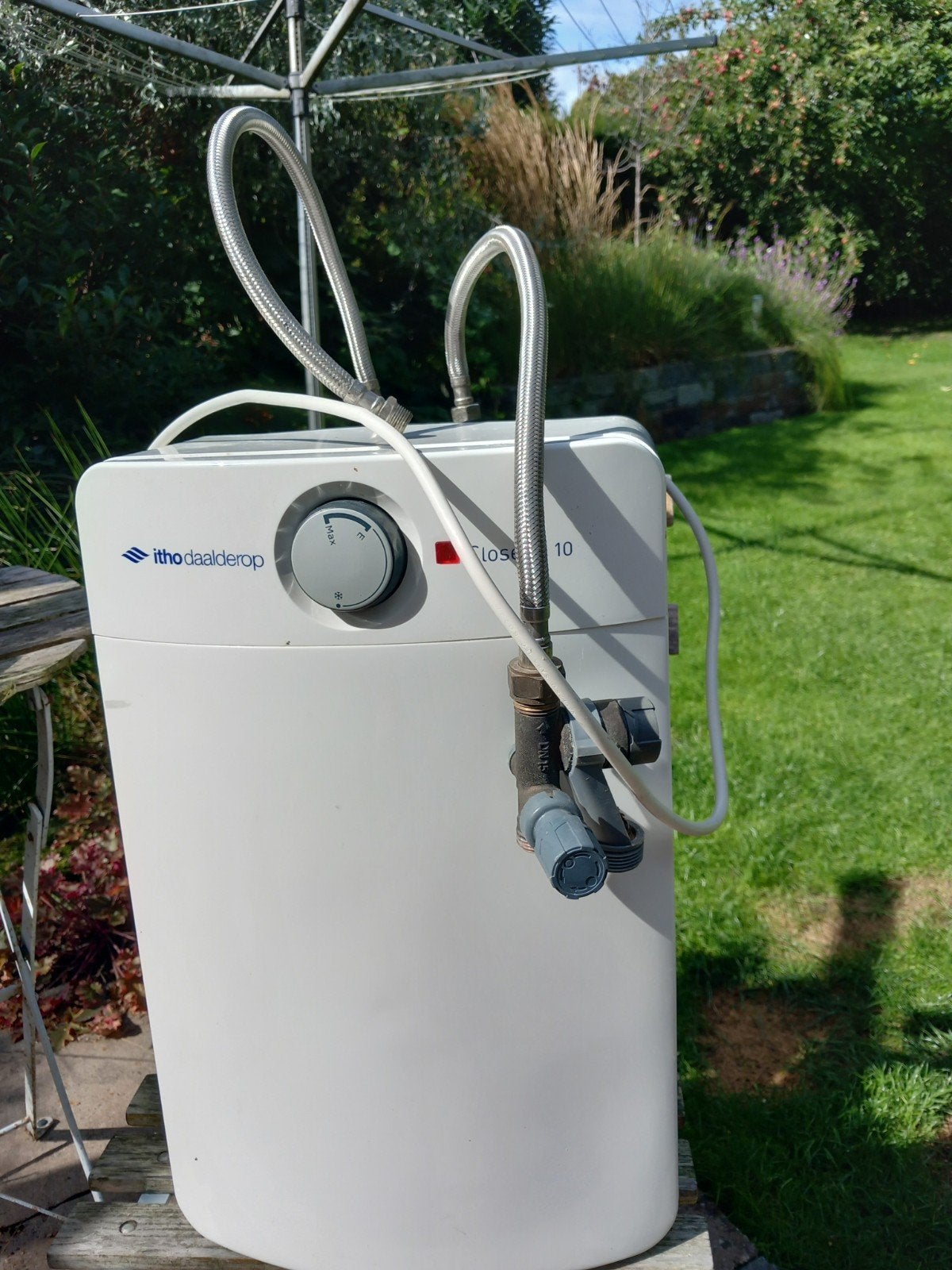keukenboiler, Ophalen, Gebruikt