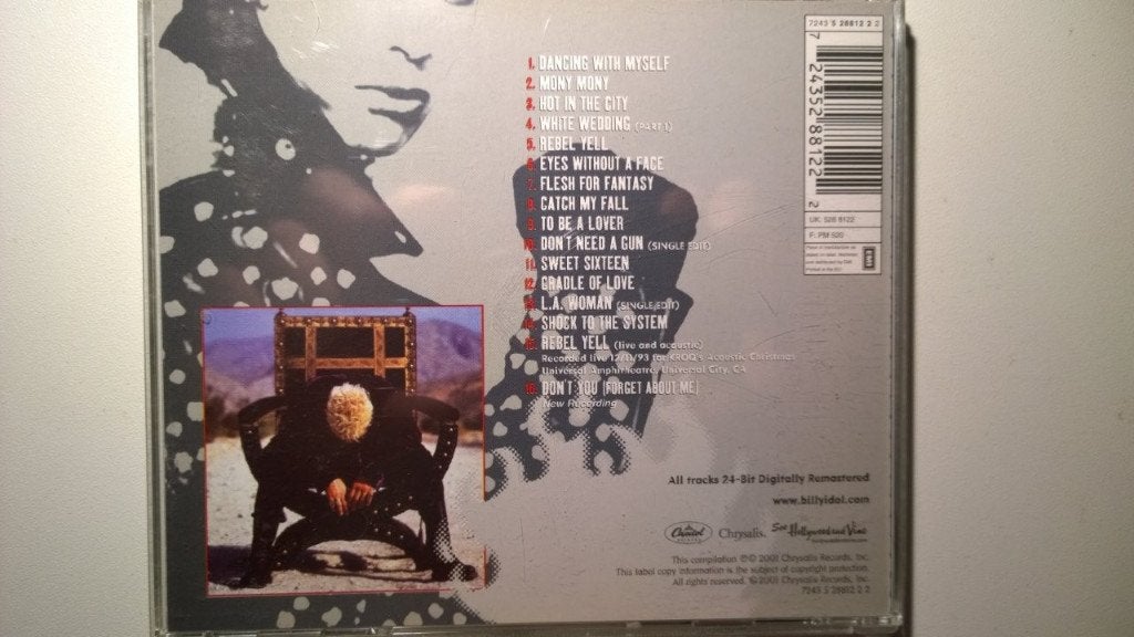 Billy Idol - Greatest Hits, Ophalen of Verzenden, Zo goed als nieuw, Poprock, Album
