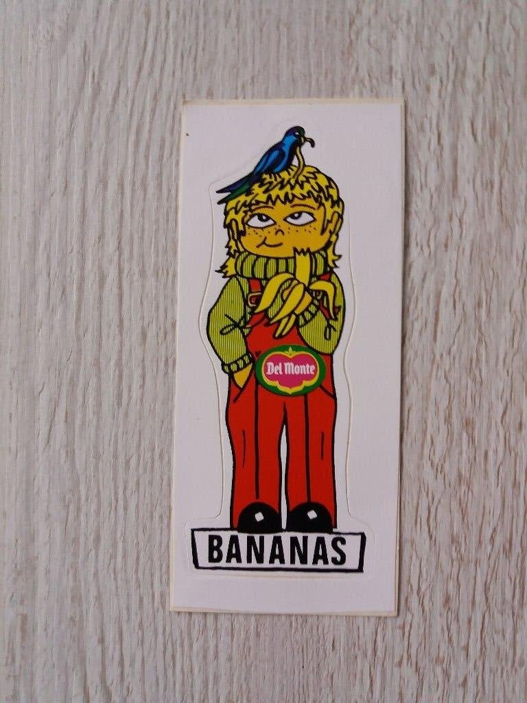 sticker Del Monte BANANAS, Verzamelen, Ophalen of Verzenden, Zo goed als nieuw, Merk