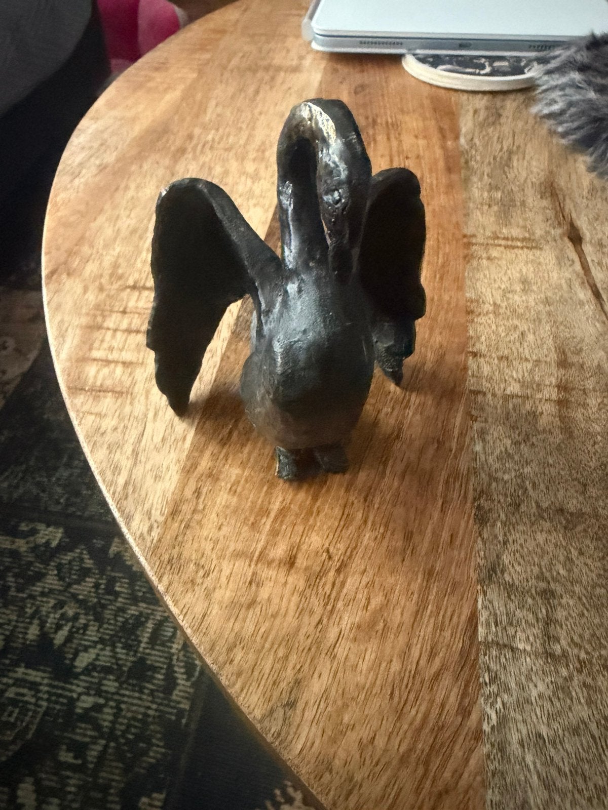 Bronzen beeld van Astrid Veldhuyzen, Antiek en Kunst, Ophalen, Overige onderwerpen, Minder dan 20 cm, Brons