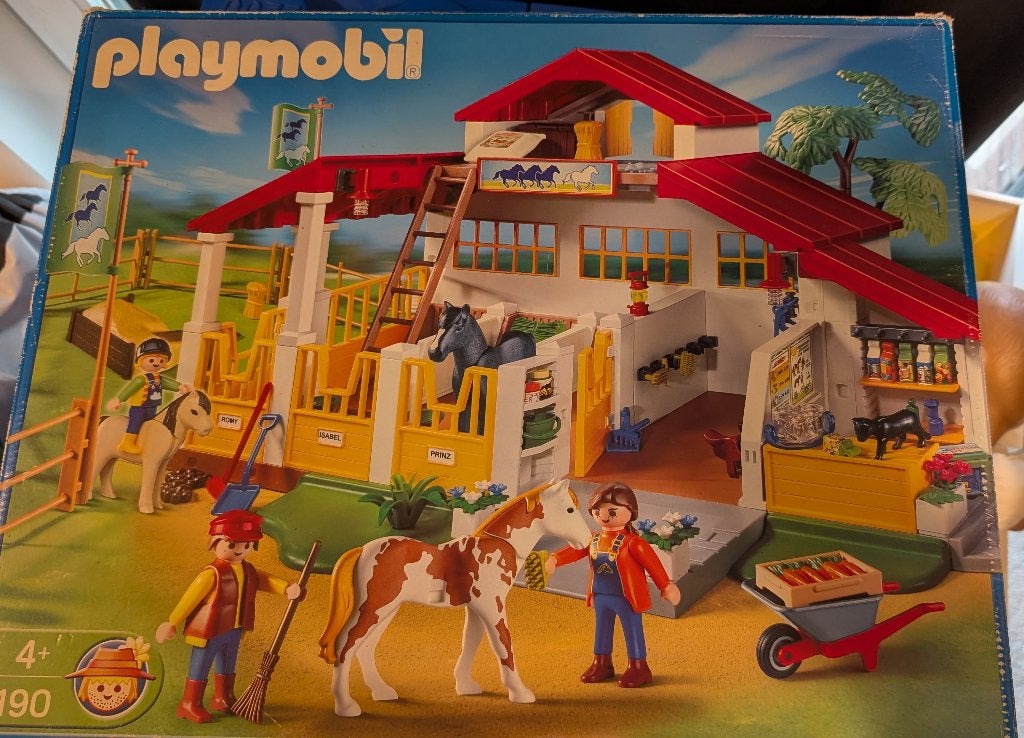 Playmobil boerderij, nagenoeg compleet, Ophalen, Gebruikt