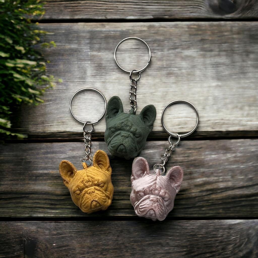 Franse Bulldog Sleutelhangers, Ophalen of Verzenden, Nieuw, Dier of Natuur
