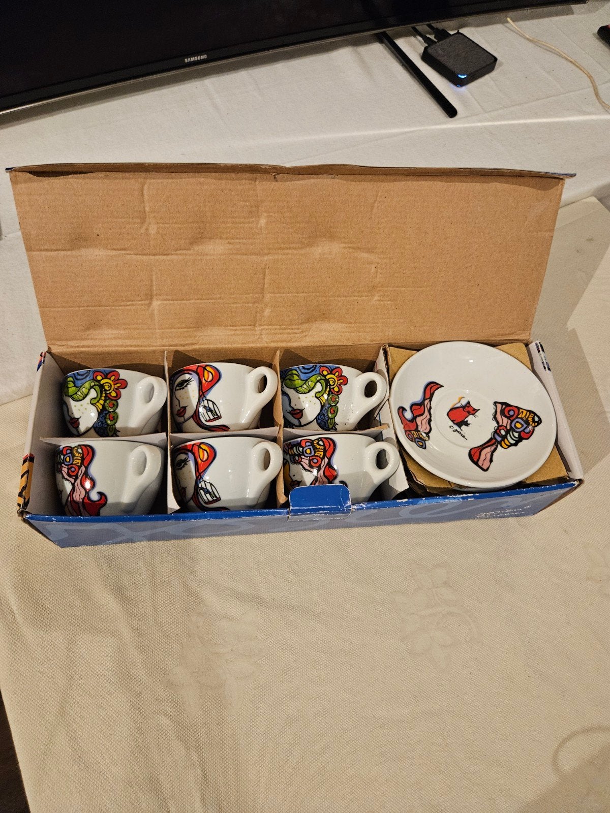 Josien Broeren Espresso/Mokka Set - Nieuw in doos!, Ophalen, Overige merken, Nieuw, Overige stijlen