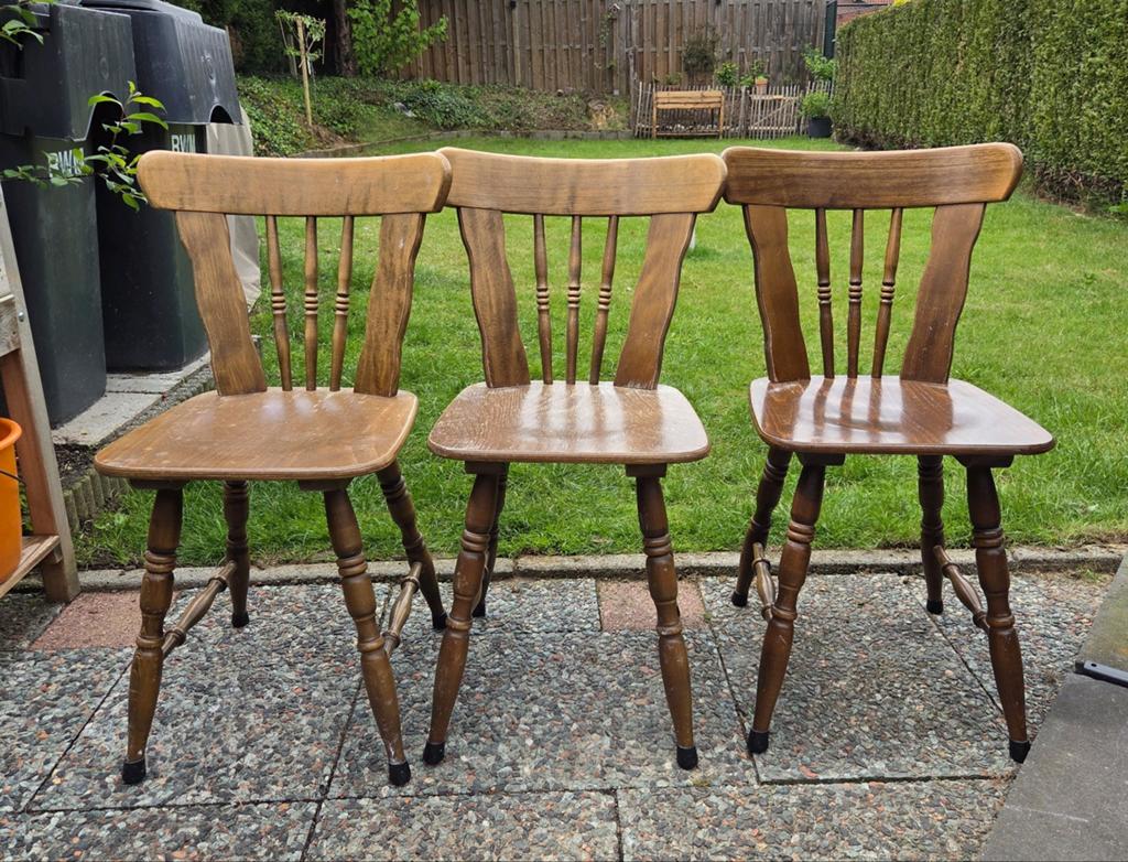 Houten stoelen, Ophalen, Gebruikt, 60 tot 90 cm