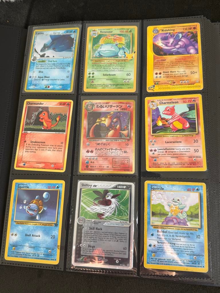 Vintage Pokémon kaarten collectie, Ophalen of Verzenden, Gebruikt, Meerdere kaarten, Foil