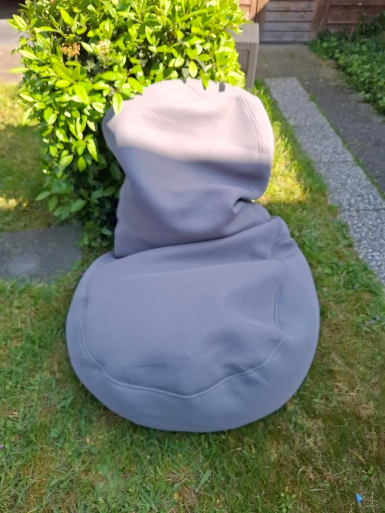 Ikea zitzak Bussan, Huis en Inrichting, Zitzakken, Ophalen, Zo goed als nieuw, Grijs, Zitzak