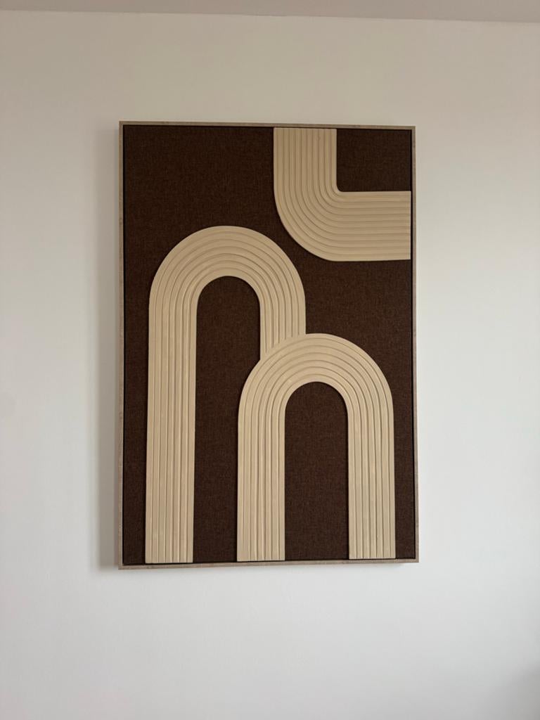 Modern 3D Wanddecoratie - Abstracte Bogen Kunst, Ophalen of Verzenden