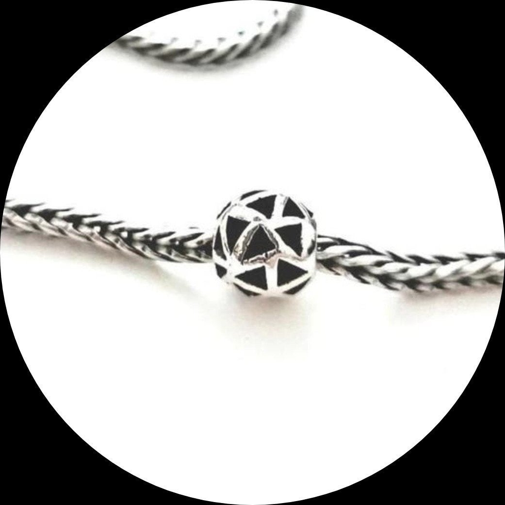 Trollbeads Driehoeken 11205 / retired, Ophalen of Verzenden, Zo goed als nieuw, Trollbeads, 1 bedel