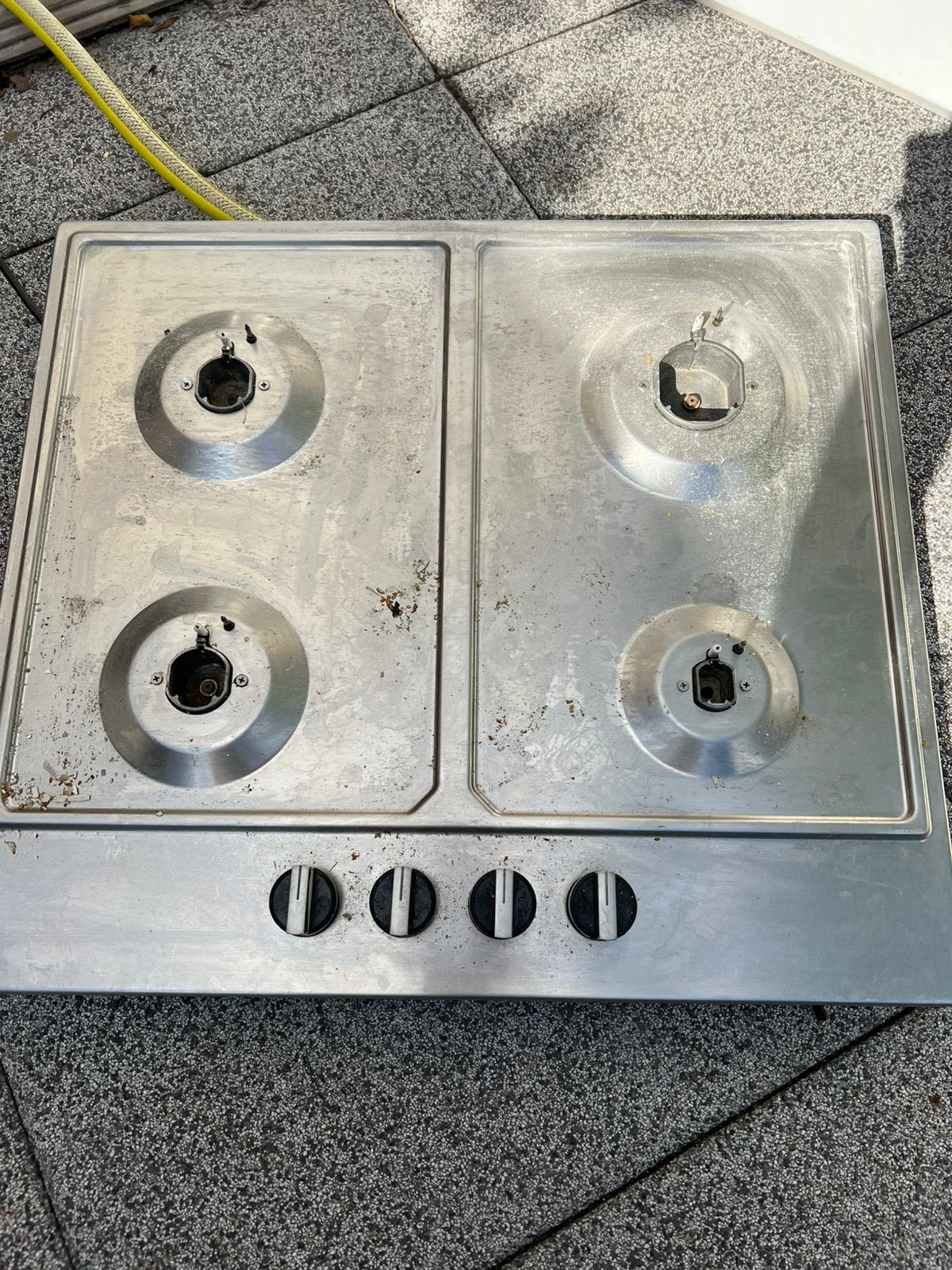 Bosch gaskookplaat, Ophalen, Gebruikt, 4 kookzones, Inbouw