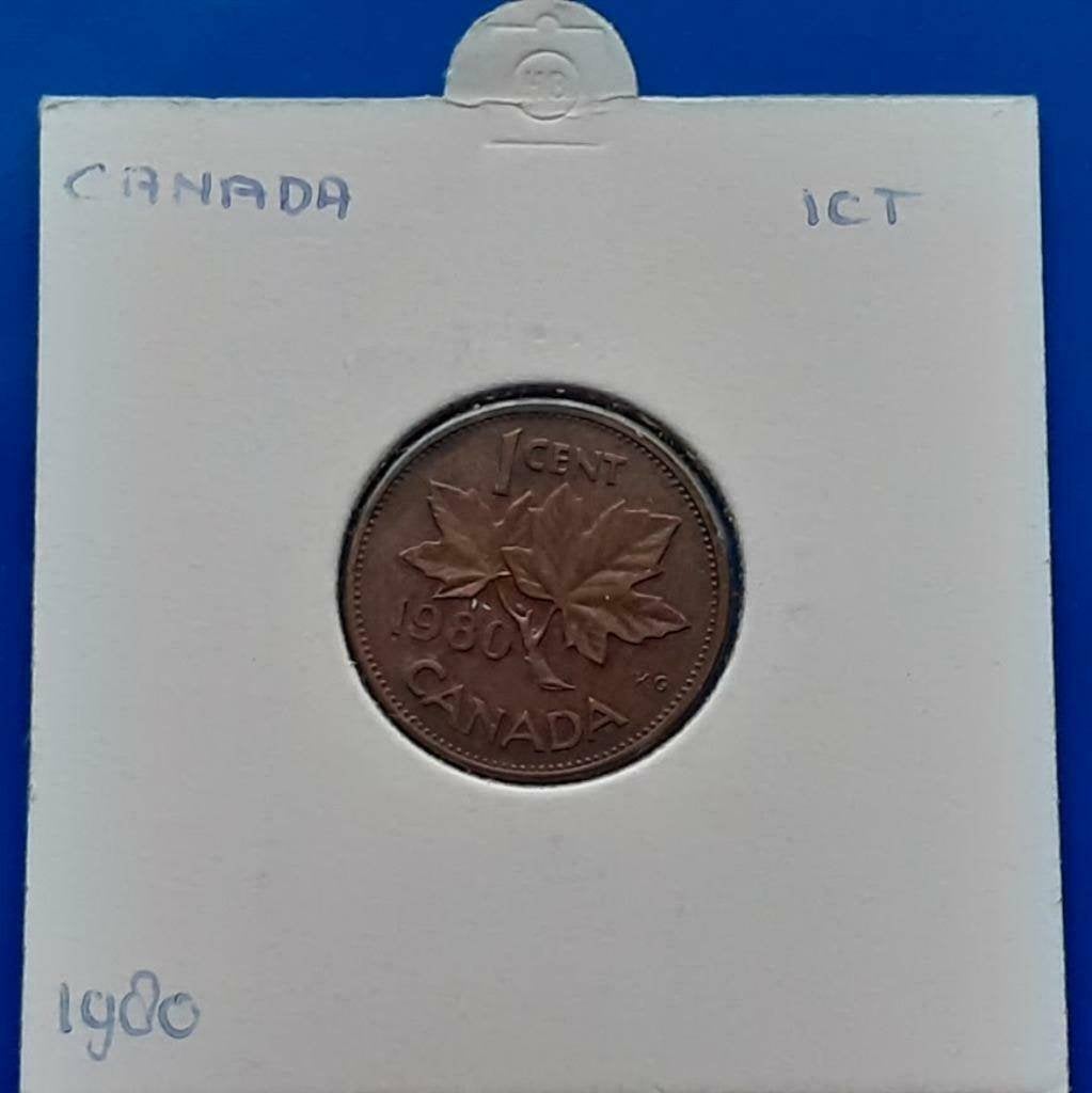 Canada 1 Cent - 1980, Verzenden, Noord-Amerika, Losse munt