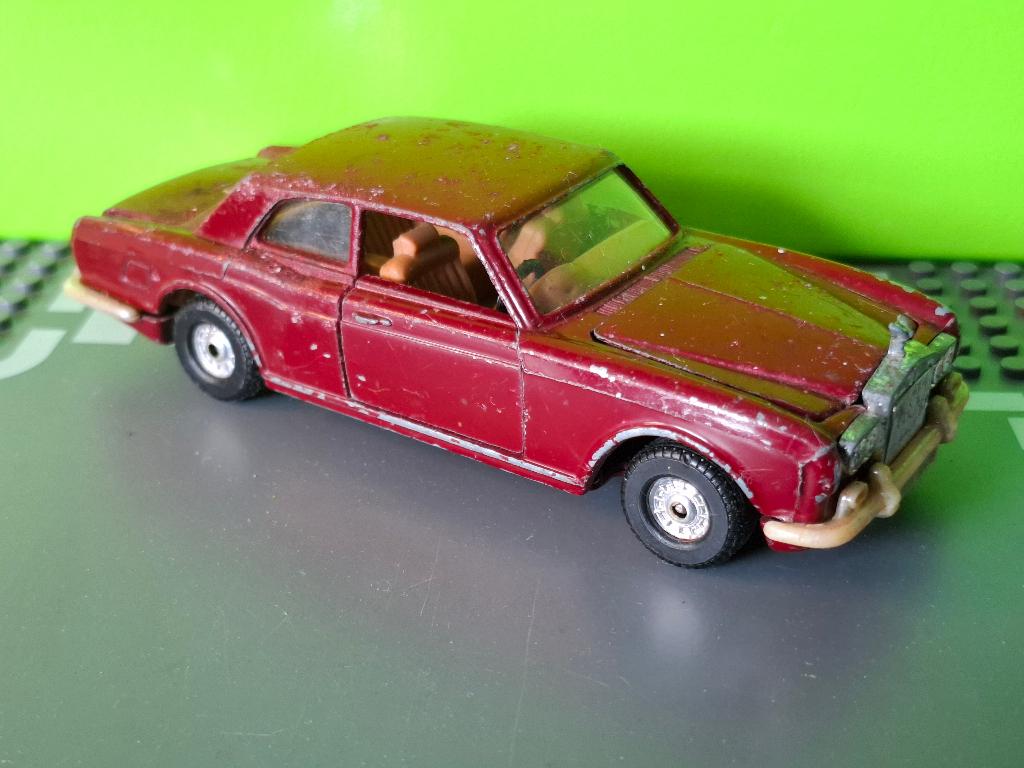 Corgi 279 - Rolls Royce Corniche [rood] 1/36, Ophalen of Verzenden, Gebruikt, Auto