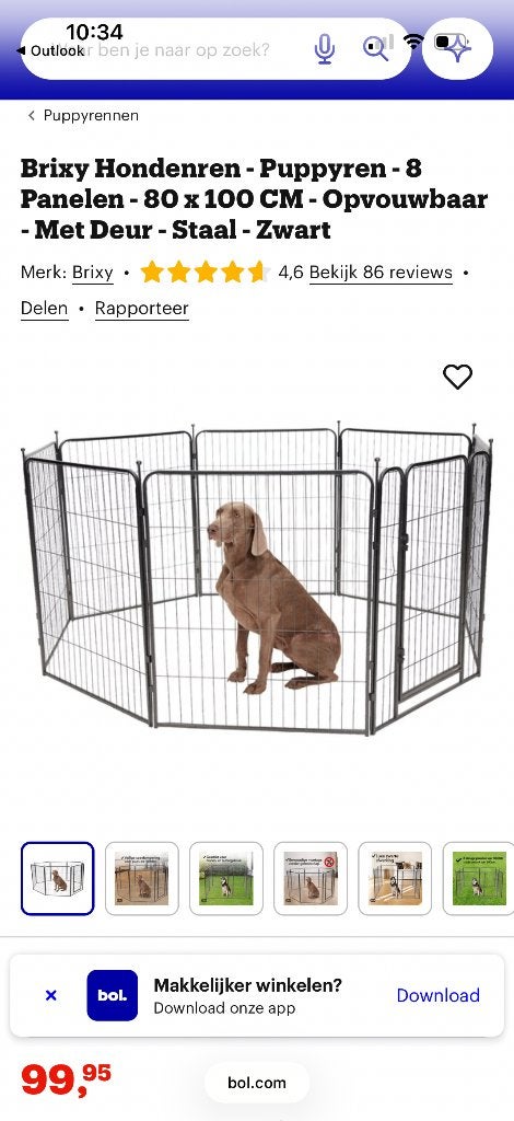 Hondenren, Dieren en Toebehoren, Ophalen, Nieuw
