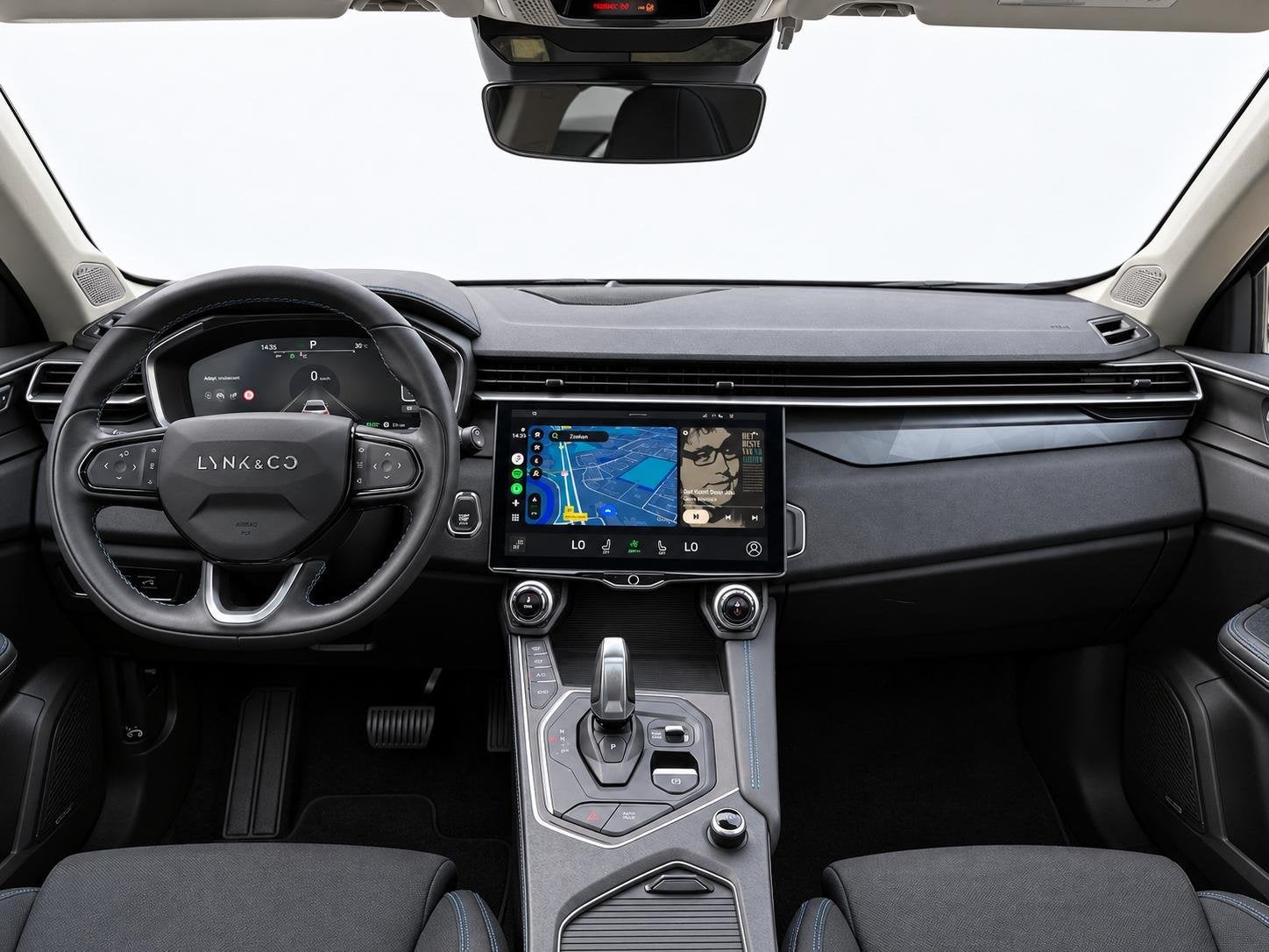 Lynk & Co 01| 360"Camera|Carplay|ACC|Pano|Dodehoek|Navi|, Stof, Euro 6, Met garantie (alle), Blauw