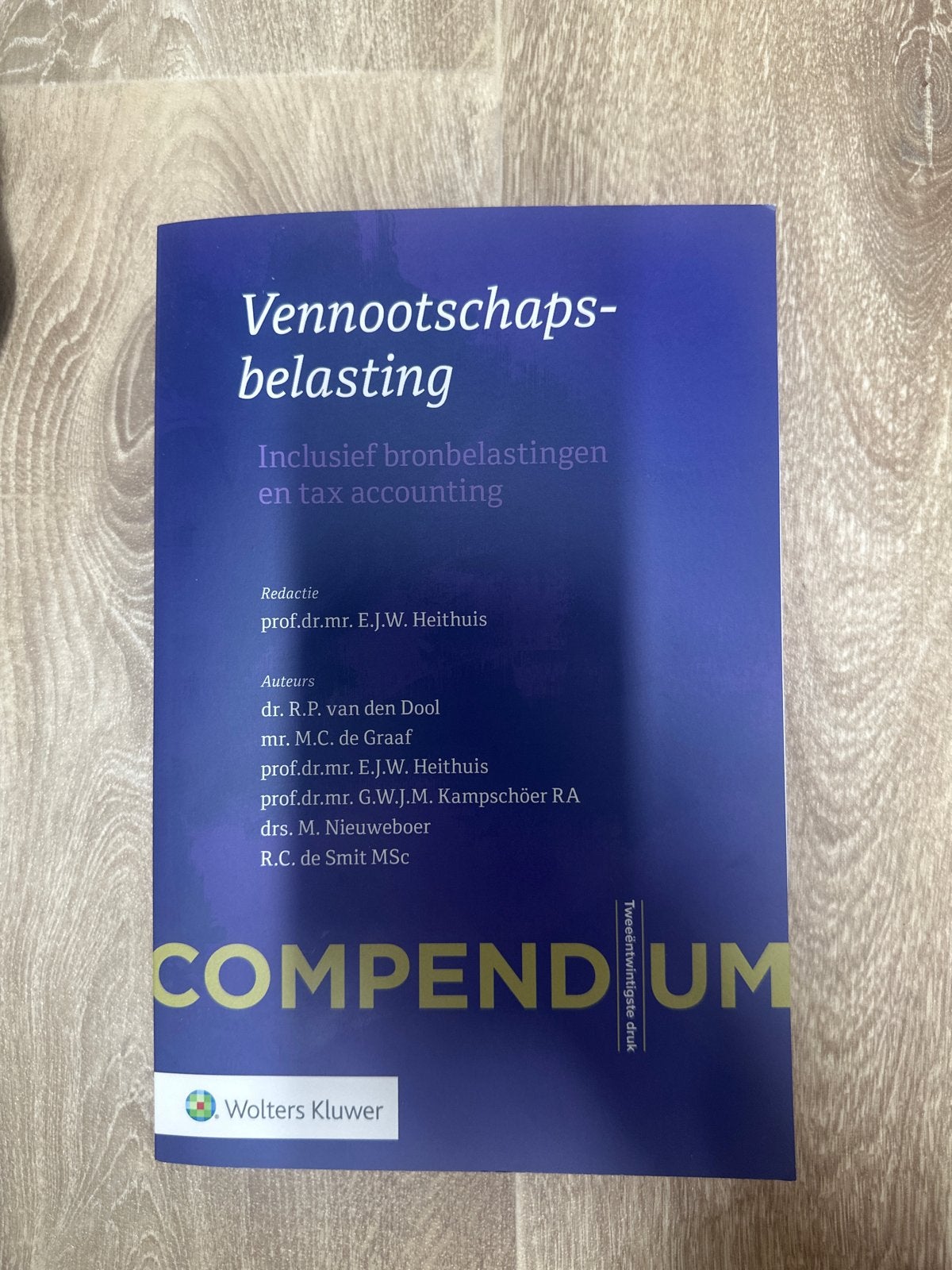 Compendium Vennootschapsbelasting - Tweede editie, Boeken, Ophalen of Verzenden, Gamma, Zo goed als nieuw, HBO